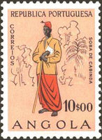 Angola 1957 Natives - Costumes-Stamps-Angola-StampPhenom