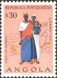 Angola 1957 Natives - Costumes-Stamps-Angola-StampPhenom