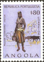 Angola 1957 Natives - Costumes-Stamps-Angola-StampPhenom