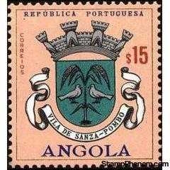 Angola 1963 Coats of Arms - 2nd Series-Stamps-Angola-StampPhenom