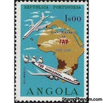 Angola 1963 TAP Airline - 10th Anniversary-Stamps-Angola-StampPhenom