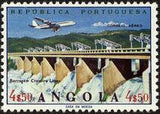 Angola 1965 Airmail - Aircrafts and Landscapes-Stamps-Angola-StampPhenom