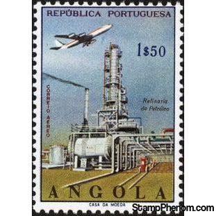 Angola 1965 Airmail - Aircrafts and Landscapes-Stamps-Angola-StampPhenom