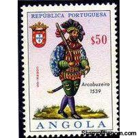 Angola 1966 Military Uniforms-Stamps-Angola-StampPhenom