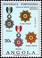 Angola 1967 Portuguese Civil and Military Orders-Stamps-Angola-StampPhenom