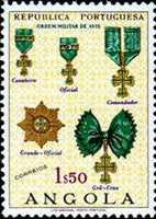 Angola 1967 Portuguese Civil and Military Orders-Stamps-Angola-StampPhenom