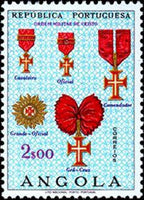 Angola 1967 Portuguese Civil and Military Orders-Stamps-Angola-StampPhenom