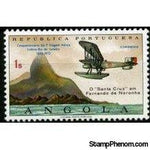 Angola 1972 50th Anniversary of 1st Flight Lisbon–Rio de Janeiro-Stamps-Angola-StampPhenom