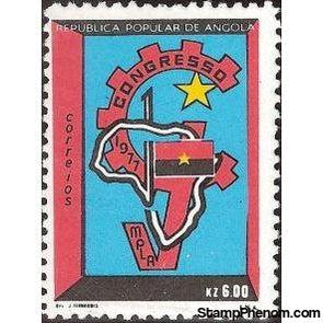 Angola 1977 MPLA Congress-Stamps-Angola-StampPhenom