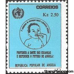 Angola 1977 Polio Vaccination Campaign-Stamps-Angola-StampPhenom