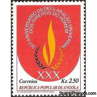 Angola 1979 Human Rights - 30th Anniversary-Stamps-Angola-StampPhenom