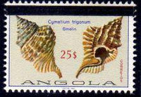 Angola 1981 Sea Shells Overprinted-Stamps-Angola-StampPhenom