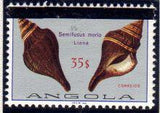 Angola 1981 Sea Shells Overprinted-Stamps-Angola-StampPhenom