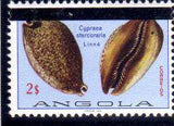 Angola 1981 Sea Shells Overprinted-Stamps-Angola-StampPhenom