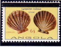 Angola 1981 Sea Shells Overprinted-Stamps-Angola-StampPhenom