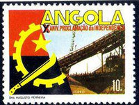 Angola 1985 10th Anniversary National Independence-Stamps-Angola-StampPhenom