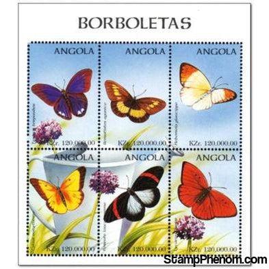 Angola 1998 Butterflies-Stamps-Angola-StampPhenom