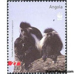 Angola 2004 WWF - Angolan Black and White Colobus - Colobus angolensis-Stamps-Angola-StampPhenom
