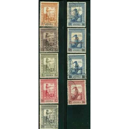 Angola Lot , 9 stamps - Angola Lot , 9 stamps