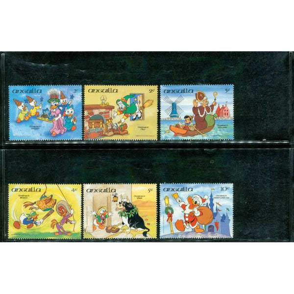 Anguilla Disney Christmas Lot 2 , 6 stamps