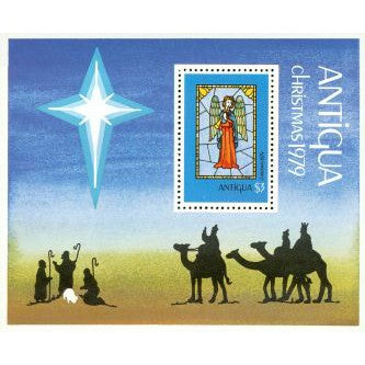 Antigua Christmas Lot 4 , 1 souvenir sheet