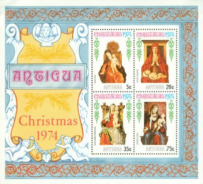 Antigua Christmas , 1 souvenir sheet