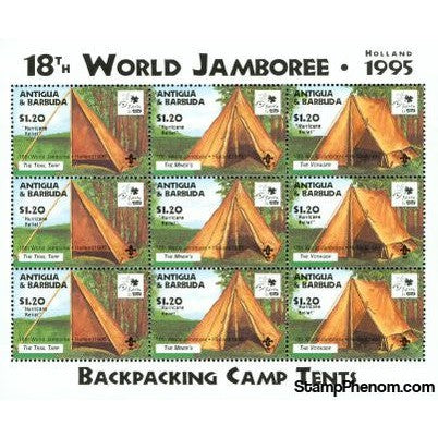 Antigua & Barbuda Scouting , 9 stamps