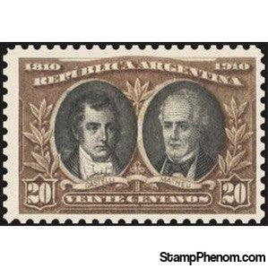 Argentina 1910 Juan José Castelli (1764-1812) & Domingo Matheau (1774-1825)