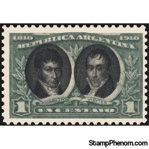 Argentina 1910 Nicolá Rodriguez Peña (1775-1853) & Hipolito Vieytes (1782-1