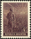 Argentina 1911 Agricultural workman - perf. 13¼x12½-Argentina-StampPhenom