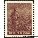 Argentina 1911 Agricultural workman - perf. 13¼x12½-Argentina-StampPhenom