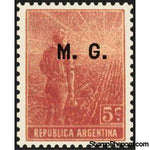 Argentina 1912 Agricultural workman, ovpt. "M.G."