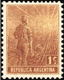 Argentina 1912 Agricultural workman - perf. 13¼x12½