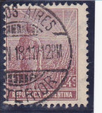 Argentina 1912 Agricultural workman - perf. 13¼x12½