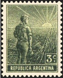 Argentina 1912 Agricultural workman - perf. 13¼x12½