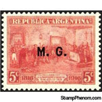 Argentina 1916 Centenary of Declaration of Indipendence, ovpt. "M.G."