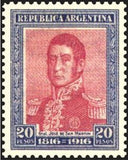 Argentina 1916 José Francisco de San Martín (1778-1850)