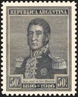 Argentina 1916 José Francisco de San Martín (1778-1850)