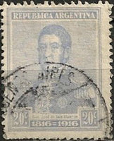 Argentina 1916 José Francisco de San Martín (1778-1850)