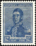 Argentina 1916 José Francisco de San Martín (1778-1850)