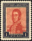 Argentina 1917 José Francisco de San Martín (1778-1850)