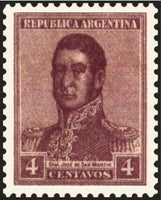 Argentina 1917 José Francisco de San Martín (1778-1850)