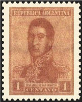 Argentina 1917 José Francisco de San Martín (1778-1850)