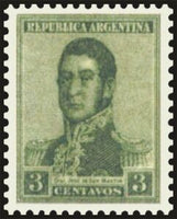 Argentina 1917 José Francisco de San Martín (1778-1850)