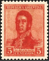 Argentina 1917 José Francisco de San Martín (1778-1850)