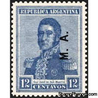 Argentina 1917 José Francisco de San Martín (1778-1850), ovpt. "M.A."