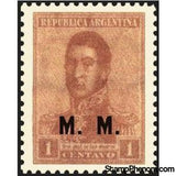 Argentina 1917 Josè Francisco de San Martin, ovpt. “M.M.”