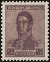 Argentina 1918 José Francisco de San Martín (1778-1850)