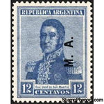 Argentina 1918 José Francisco de San Martín (1778-1850), ovpt. "M.A."