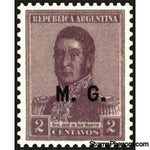 Argentina 1918 José Francisco de San Martín (1778-1850), ovpt. "M.G."